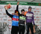 Elite men's podium © Dave Roth