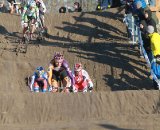 Trebon pushes the pace on the dirt © Janet Hill