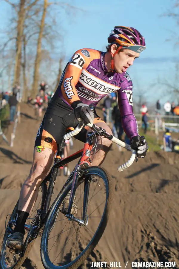 Sean Babcock on the motocross course © Janet Hill