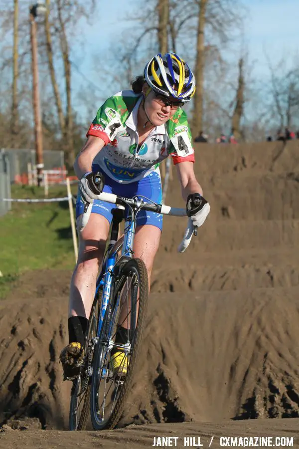 Georgia Gould's strong ride gave her second, and the overall series win © Janet Hill