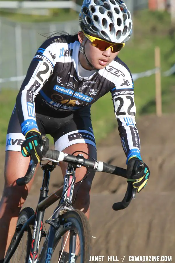 Coryn Rivera on the motocross course © Janet Hill