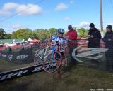 Compton over the barriers. © Cyclocross Magazine