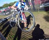 Gould in second over the barriers  © Cyclocross Magazine