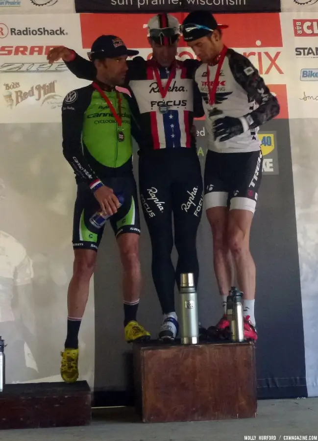 Men\'s podium  © Cyclocross Magazine