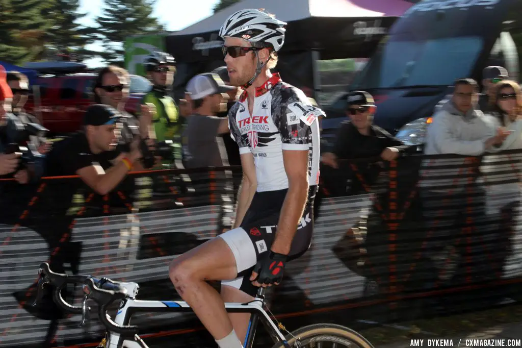 Lukas crosses the line. © Amy Dykema