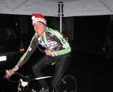 Jeremy Powers warms up for Diegem  ? Christine Vardaros