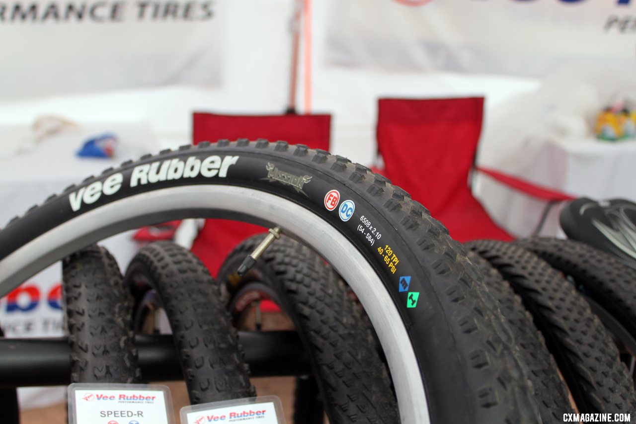Vee Rubber tires have symbols like S, M, H to designate intended usage, for \