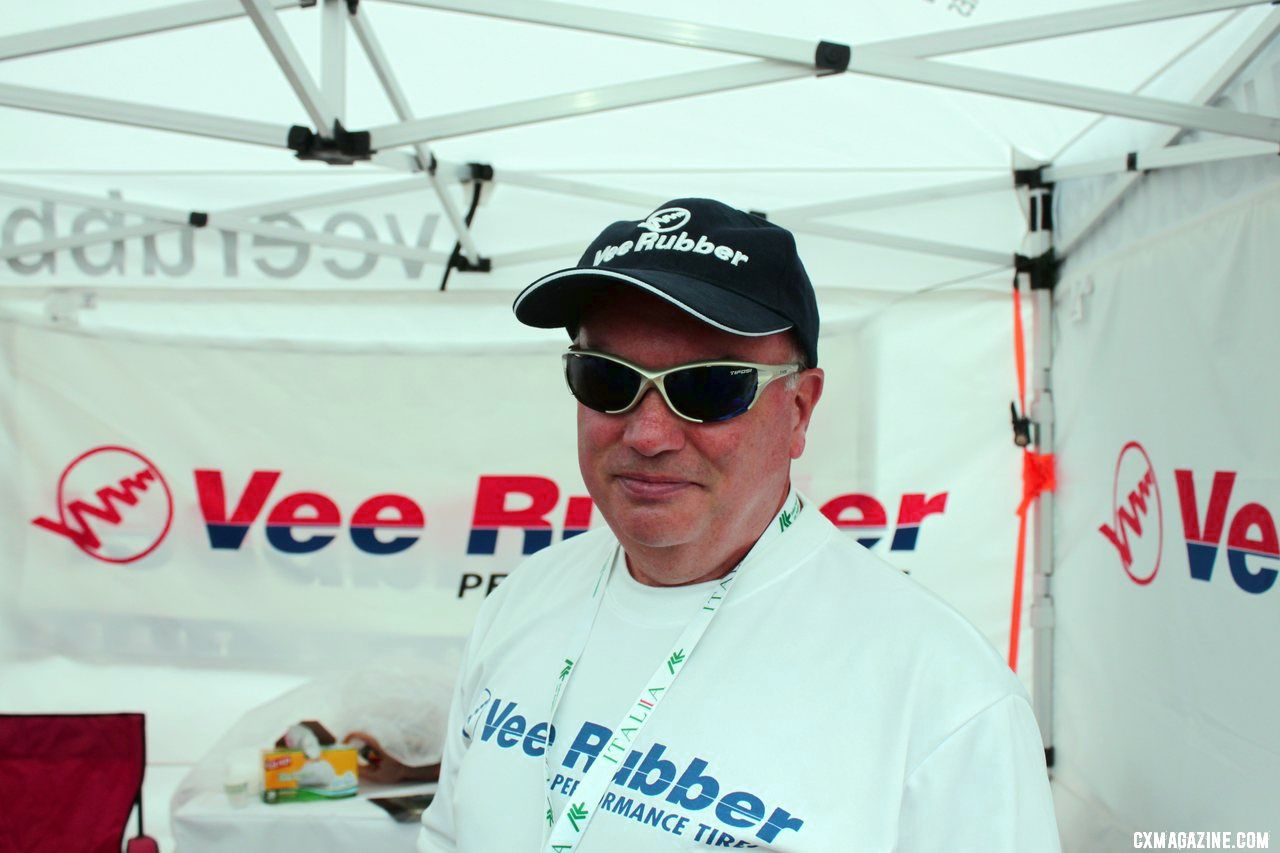 Jim Wannamaker worked for Kenda Tires for 15 years before moving to Vee Rubber. Interbike 2011. © Cyclocross Magazine