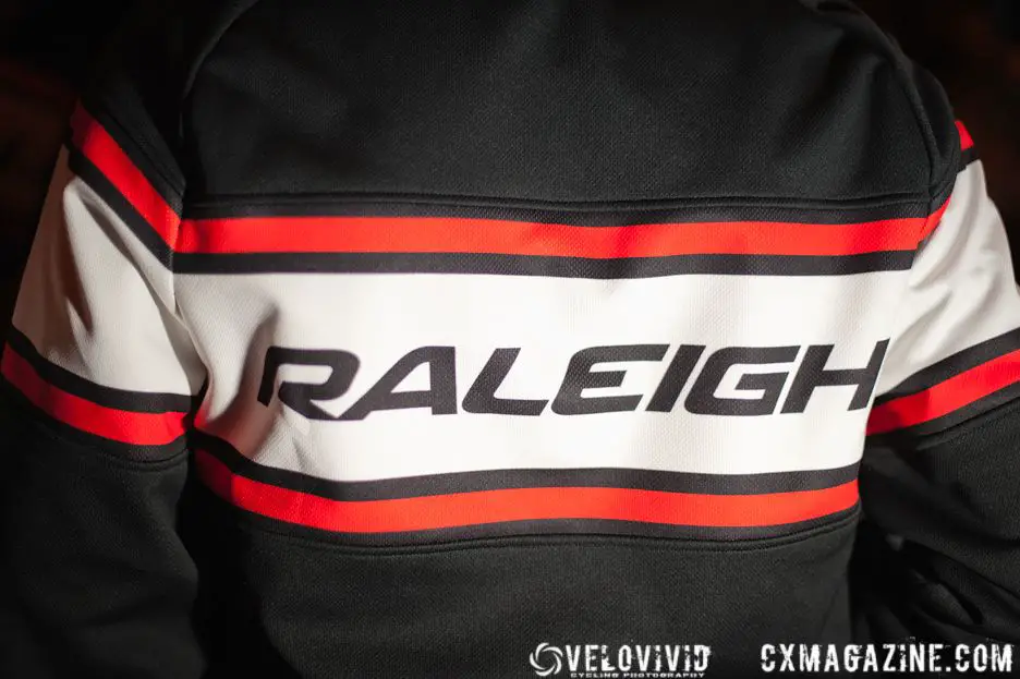 The Team Raleigh jackets created a buzz at a local reception hosted by Bishops Bicycles in Milford, Ohio. © VeloVivid Photography