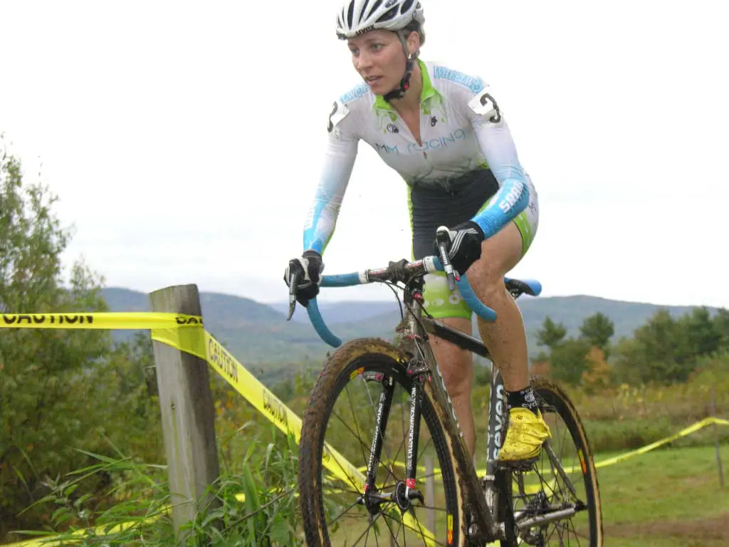 Mo Bruno-Roy (MM Racing / Seven Cycles) loved the mud and took the victory. by Paul Weiss          