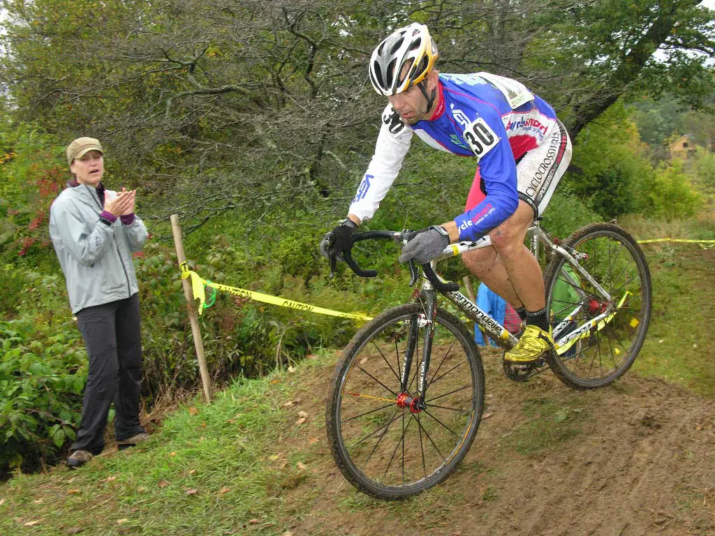      Brian Wilichoski leads the Cat 3 series.    by Paul Weiss  