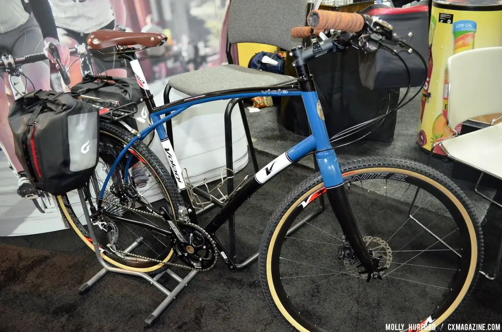 Steel Viaje ready for touring. Volagi\'s Interbike 2013 offerings. Â© Cyclocross Magazine