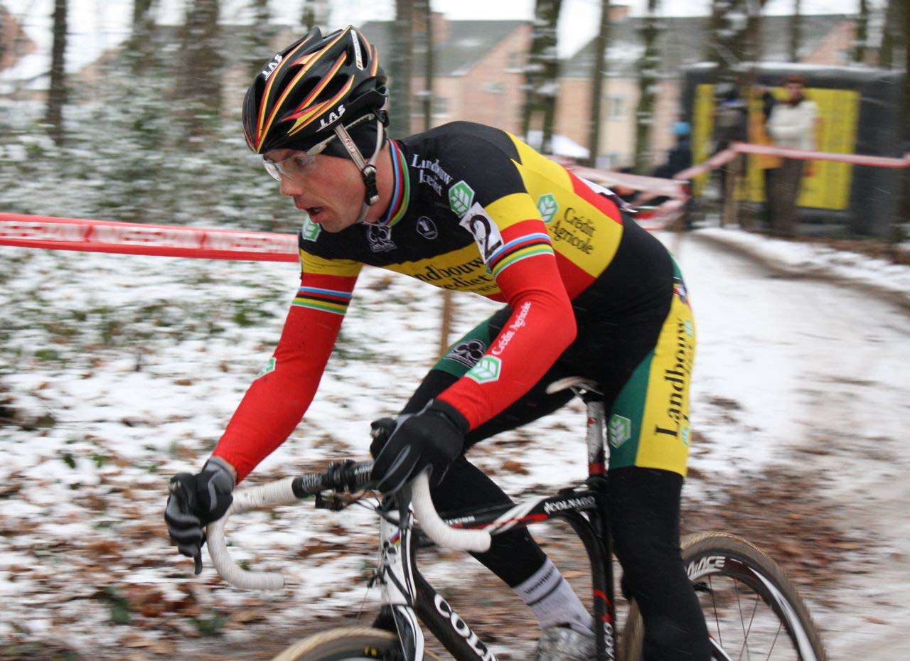 Sven Nys had some pointed comments for the BKCP Powerplus riders after a mid-race fall. ? Dan Seaton