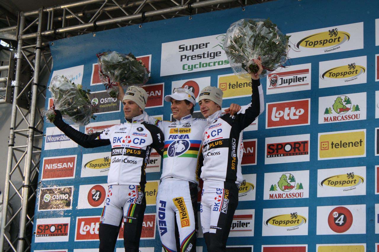 The Elite Men\'s podium. ? Dan Seaton