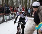 Fans cheer Radomir Simunek during the middle of the race. ? Dan Seaton