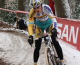 Kevin Pauwels was not at his best in the slippery conditions. ? Dan Seaton