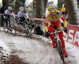 Sven Vanthourenhout had an early lead but crashed hard and left the race. ? Dan Seaton