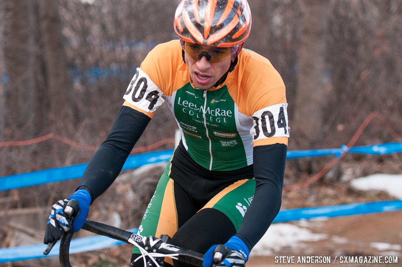 D1 Collegiate Men at the 2014 National Cyclocross Championships. © Steve Anderson