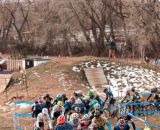 D1 Collegiate Men at the 2014 National Cyclocross Championships. © Steve Anderson