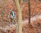 Timothy Johnson solo&#039;ing through the woods.? Tom Olesnevich
