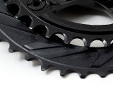 The WickWërks cyclocross chainrings feature deep machined ramps every four teeth. © Cyclocross Magazine The WickWërks cyclocross chainrings feature deep machined ramps every four teeth. © Cyclocross Magazine