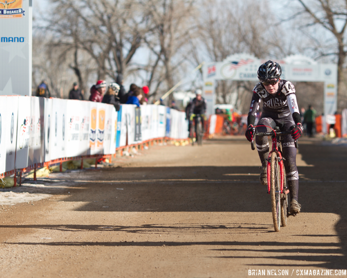 Aunika Miranda (Trusty Switchblade)  raced to a top ten finish in ger first National Championship.  Â©BrianNelson