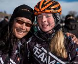 Dorothy Wong and Cheyenne Comer in the Women's 13-14 USA Cycling National Championship race. © Matt Lasala