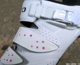 Two velcro straps and the ratcheting buckle keep you secure in the Women's Giro Sica MTB Shoe. © Cyclocross Magazine