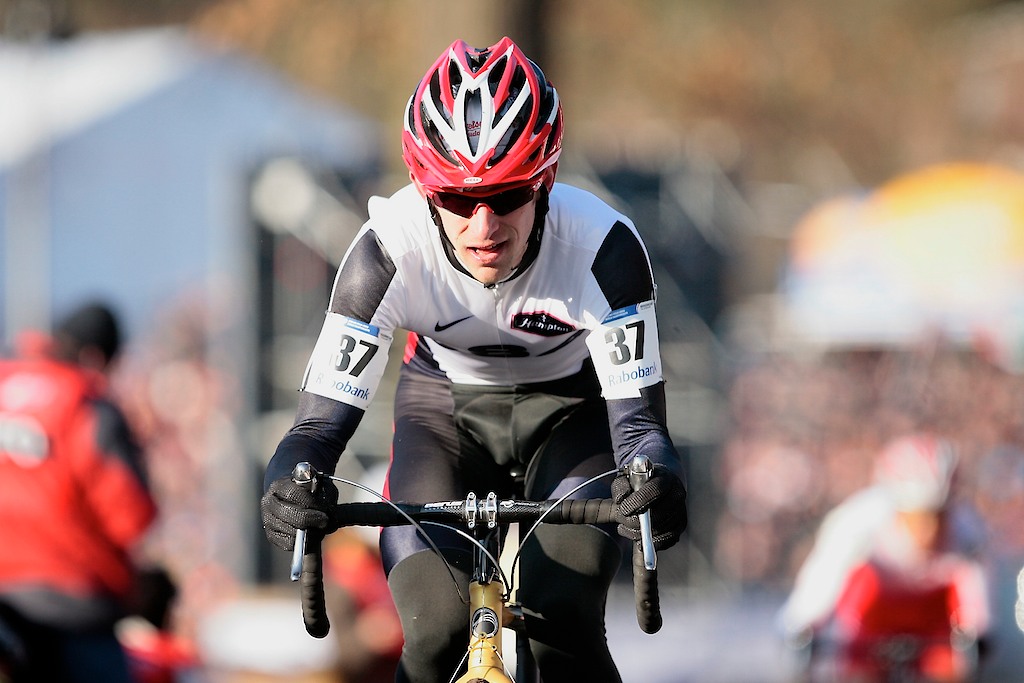 Brian Matter represented team USA in the elite race at the 2009 Cyclocross World Championships.