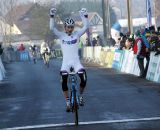 Van der Poel wins Juniors race. ©Bart Hazen