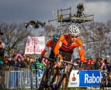 Lars Van der Haar in the second lap at 2014 World Championships. © Pim Nijland