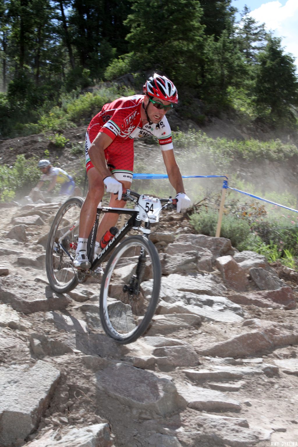 Troy Wells on the rock drop. ©Amy Dykema