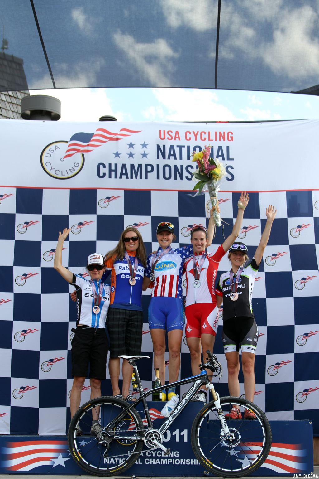 Women\'s Podium. ©Amy Dykema