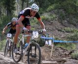 Ryan Trebon at the end of the first lap coming through the rock drop. ©Amy Dykema