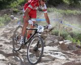 Troy Wells on the rock drop. ©Amy Dykema