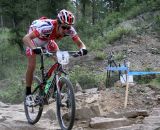 Nick Weighall (34th) of Cal Giant in the rock drop. ©Amy Dykema