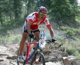 Anthony Sinyard in the rock garden. His website says he'll be doing pro CX this year. ©Amy Dykema