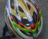 Zdenek Stybar&#039;s new World Champion Laser Helium helmet. ? Jared Roy