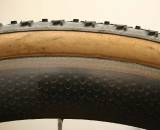 The 303's wider rim provides extra gluing surface area and almost covers the entire base tape. ? Cyclocross Magazine 