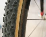 The Zipp 303's wide rim provides more support for a 32 mm wide cyclocross tubular. ? Cyclocross Magazine  