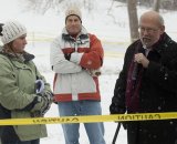 Mayor Paul Ricketts of Lawrence Welcomes the Racers © Steve Vorderman