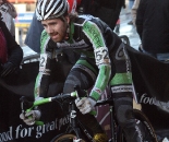 Driscoll crashed but finished 25th. 2009 Zolder Cyclocross World Cup. ? Bart Hazen