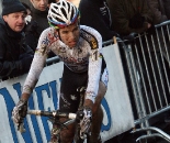 Albert settled for second. 2009 Zolder Cyclocross World Cup. ? Bart Hazen