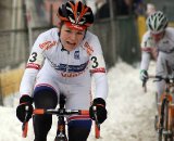 Sanne van Paassen leads Marianne Vos. © Bart Hazen