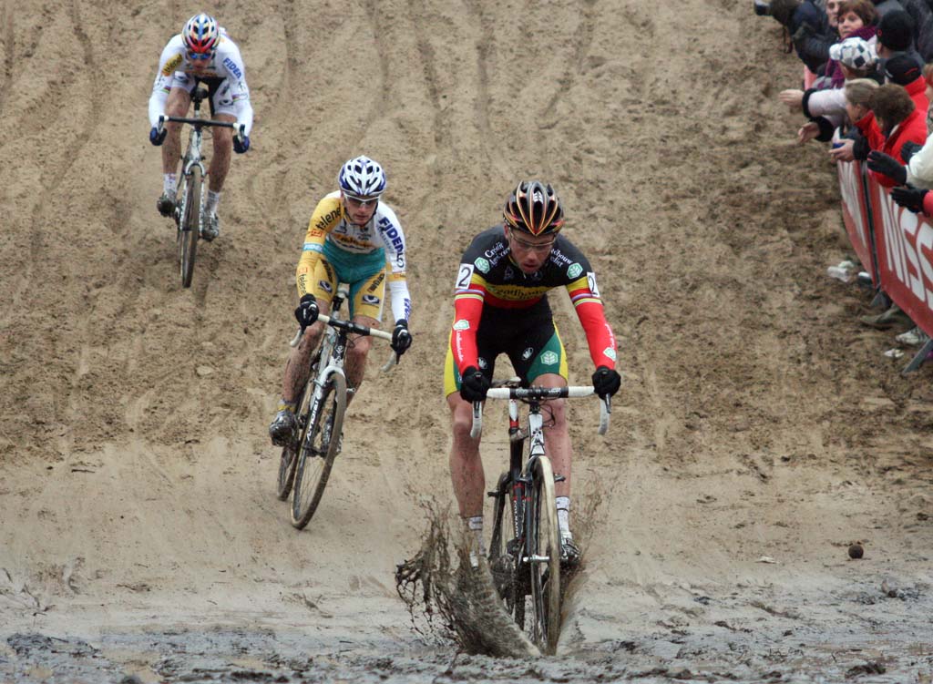 Nys leads through the slop in Zonhoven. ? Bart Hazen