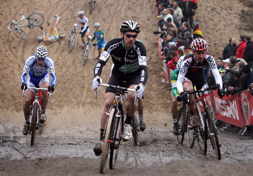 Riders had mixed experiences in the sand. ? Bart Hazen