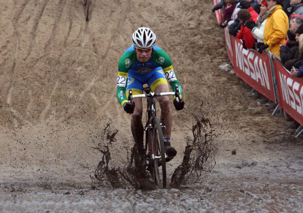 Sand into slop in the course in Zonhoven. ? Bart Hazen