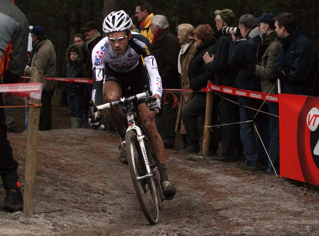 Albert corners on his way to fifth in Zonhoven. ? Bart Hazen