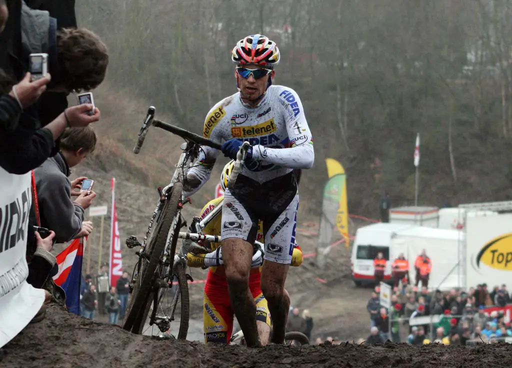 Stybar crests the runup in Zonhoven. ? Bart Hazen