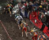 Nys runs at the head of the pack. ? Bart Hazen